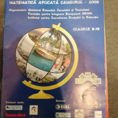 Concursul European de Matematica aplicata Cangurul - 2008