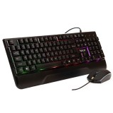 KIT gaming SPACER USB INVICTUS, tastatura RGB rainbow + mouse optic 7 culori