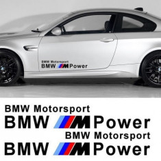 Sticker auto laterale BMW M POWER (set 2 buc.) foto