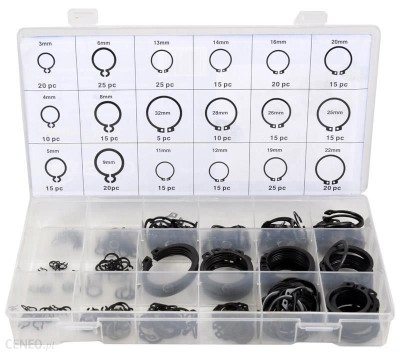 Set de inele Seger cu fixare exterioare 300buc Geko G02803 foto