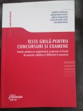 Teste grila pentru concursuri si examene