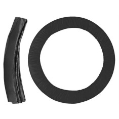 Protectie arcuri trambulina, diametru maxim 407 cm, rezistenta UV, negru