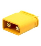 Mufa alimentare DC XT30 tata 2 pini pe cablu lipite 15A 500V AMASS
