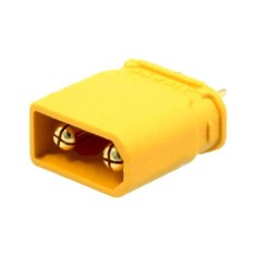 Mufa alimentare DC XT30 tata 2 pini pe cablu lipite 15A 500V AMASS