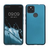 Husa Kwmobile pentru Google Pixel 4a 5G, Albastru, Silicon, KWM0000125I006C, Carcasa