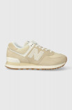 New Balance sneakers 574 culoarea bej, WL574QB2