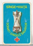 bnk cld Calendar de buzunar 1982 - Crucea Rosie