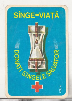 bnk cld Calendar de buzunar 1982 - Crucea Rosie foto