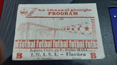 program IMASA SF. Gheorghe - Flacara Moreni foto