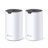 MESH TP-LINK, wireless, router AC1900, pt interior, 1900 Mbps, port LAN, WAN, 2.4 GHz | 5 GHz, antena interna x 3, standard 802.11ac, &quot;Deco S7(2-pack)