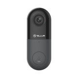 Video interfon WiFi Tellur, 1080P, PIR, Wired, Negru