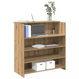 Cumpara ieftin Birou de recepție Stejar Artisan 100x50x103,5 cm Lemn prelucrat