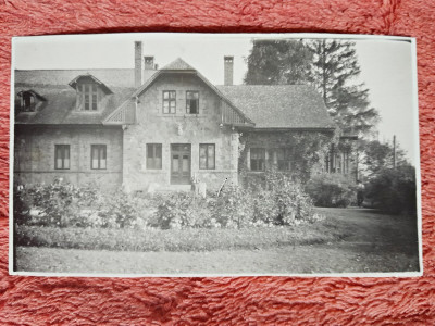 Fotografie, casa Inspectoratului Silvic din Poaiana Tapului, 1927 foto