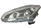 Far Peugeot 208, 06.2015-, fata, Stanga, cu LED daytime running light; H7+H7+LED+PY21W; electric; fara motoras;