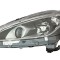 Far Peugeot 208, 06.2015-, fata, Stanga, cu LED daytime running light; H7+H7+LED+PY21W; electric; fara motoras;