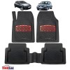 Renault Clio II Covorase Auto TeamCar&reg; Tip Tavita Compatibile Hatchback (1998-2012) Red, Cauciuc, Oem