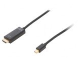 Cablu DisplayPort 1.2 la HDMI și mini DisplayPort PVC