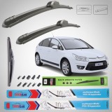 Cumpara ieftin Ștergătoare Citroen C4 Facelift (2008&ndash;2010) Flat | Set Complet &ndash; TeamCar&reg;