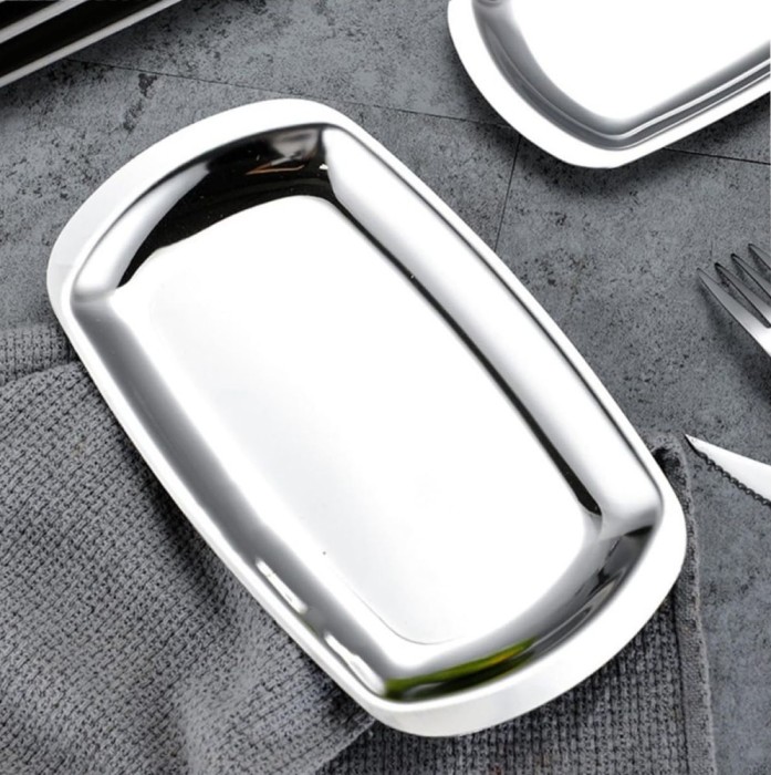 Tava Dreptunghiulara Inox Bar, 19x10.5 cm