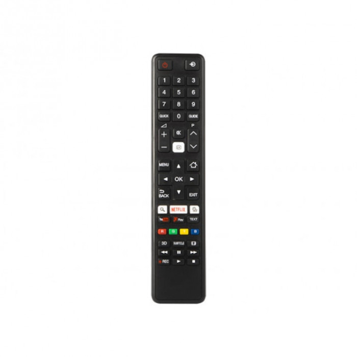 Telecomanda TV/DVD Player, Blow, 8 m, Compatibila cu dispozitive Toshiba, Negru