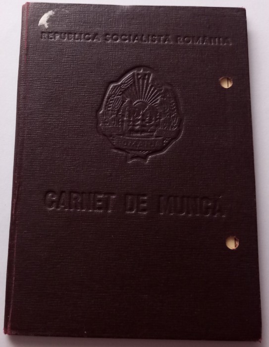 Carnet de munca , RSR