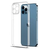 Husa silicon cu protectie camera iphone 11 Pro, Transparent, Fara snur