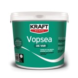 Vopsea De Exterior Si Interior Alba Pe Baza De Var Kraft / 15L