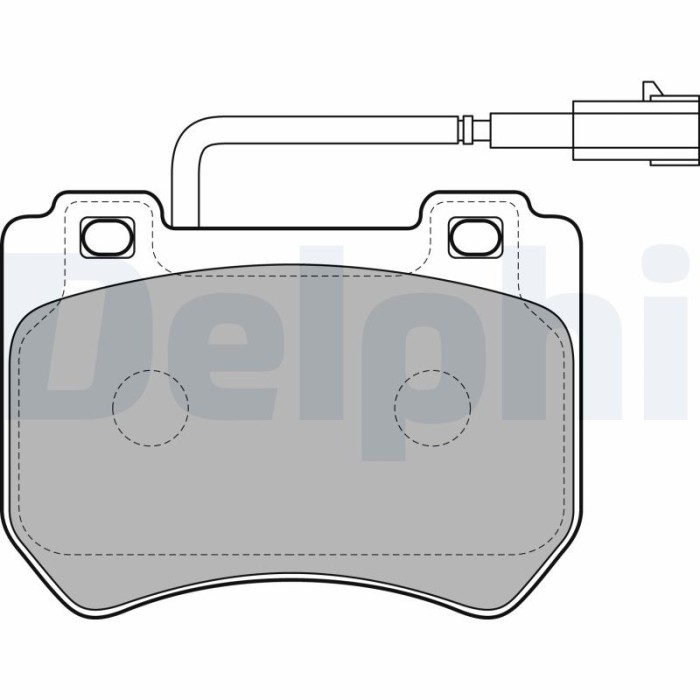 DELPHI LP2200 set placute frana,frana disc