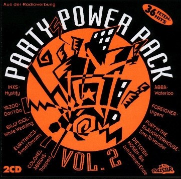 CD 2XCD Various &amp;ndash; Party Power Pack Vol. 2 (-VG) foto