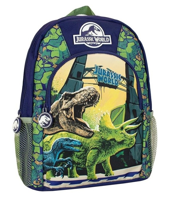 Rucsac de scoala pentru copii Jurassic World, model cu dinozauri, albastru - RESIGILAT