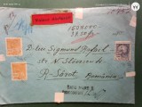 Regalitate Romania , plic corespondenta circulat ,corepondenta financiar -comerciala avocat
