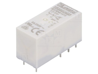 Releu electromagnetic DPDT 24VAC 8A foto