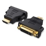Adaptor video Vention, HDMI(T) la DVI-I (M) (24+5) dual link, rezolutie maxima 1080p la 60 Hz, conectori auriti, dublu sens, invelis PVC, negru, &quot;ECCB