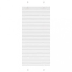 vidaXL Jaluzea plisată alb 65x150 cm Lățime țesătură 64,4cm poliester 4015493