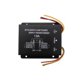 Convertor Auto 24V la 12V 10A - Reductor Tensiune DC-DC - Alimentare Accesorii Auto