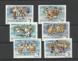 Romania MNH 1986 - Obiceiuri folclorice romanesti de Anul Nou - LP 1172 serie, Nestampilat