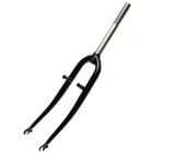 Furca Bicicleta 28 inch, Gat 1 inch, Neagra - Lungime Gat 240mm, Filet 100mm