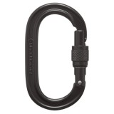 Carabiniera Oval Keylock Screwgate Negru