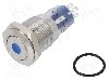 Intrerupator anti-vandalism, ON-(ON), &Oslash;16.2mm, BULGIN, MP0045/1E1BL220S