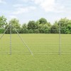 Gard pentru c&acirc;mp Argintiu 25 x 1.6 m Oțel galvanizat