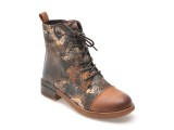 Ghete RIEKER multicolor, 94611, din piele ecologica