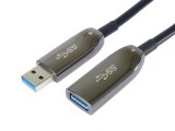 Cablu activ optic prelungitor USB 3.2 Gen1 T-M 50m, ku3opt50, Oem