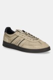 Tommy Jeans sneakers din piele &icirc;ntoarsă THE GREENWICH EDGE SUEDE culoarea bej, EM0EM01609