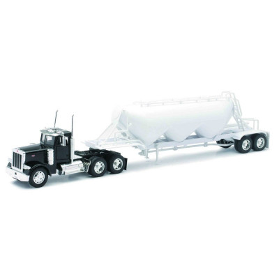 Camion diecast Peterbilt 379 cu trailer pentru marfa foto