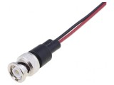 Cablu de măsurare 60VDC BNC 0,15m Pomona