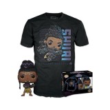 Pop! Marvel Black Panther Shuri Glows In The Dark &amp; T Shirt L