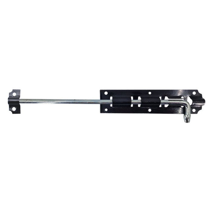 Zavor pentru usa, negru, lungime suport 145 mm, tija 250 mm