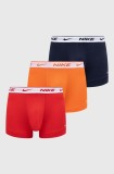 Nike boxeri 3-pack barbati, culoarea rosu
