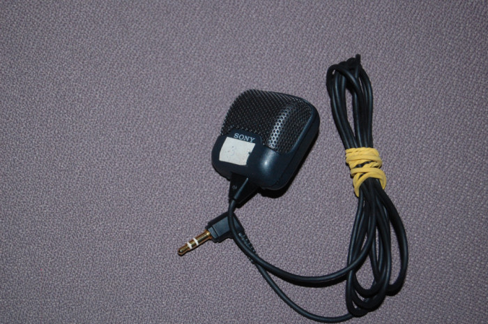 Microfon stereo SONY ECM-717 ELECTRET CONDENSER MICROFON cu clip