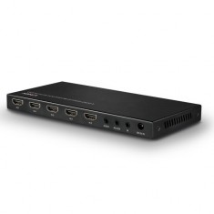 Switch HDMI 4K@60 Hz 4 porturi cu audio, Lindy L38249